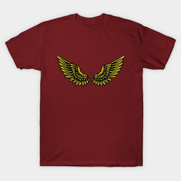 Angel Wings T-Shirt by KayBee Gift Shop